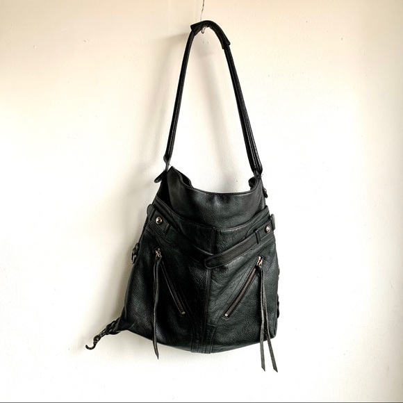 Botkier Handbags - Botkier Black pebble leather hobo satchel bag